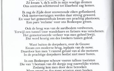 Wie heeft gedichten over Boskoop?