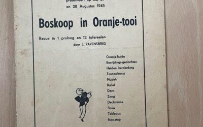 Script bevrijdingsrevue in map ‘Gecorrigeerde lessen boekhouden’